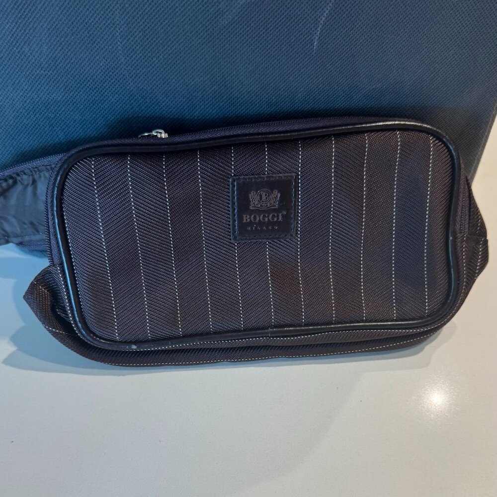 AeroMexico SkyTeam Boggi Milano Brown Amenity Bag